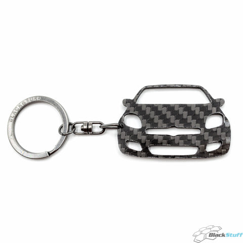 BlackStuff Carbon Fiber Keychain Compatible with Bravo BS-718