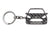 BlackStuff Carbon Fiber Keychain Keyring Ring Holder Compatible with B-Max B232 BS-720