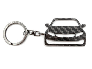 BlackStuff Carbon Fiber Keychain Keyring Ring Holder Compatible with Optima 2010-2015 BS-731