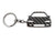 BlackStuff Carbon Fiber Keychain Keyring Ring Holder Compatible with Civic EG3 1991-1995 BS-738