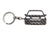 BlackStuff Carbon Fiber Keychain Keyring Ring Holder Compatible with CRV 2007-2011 BS-739