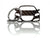 BlackStuff Carbon Fiber Keychain Keyring Ring Holder Compatible with CRZ BS-741