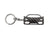 BlackStuff Carbon Fiber Keychain Keyring Ring Holder Compatible with Aventador BS-754