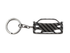 BlackStuff Carbon Fiber Keychain Keyring Ring Holder Compatible with Aventador BS-754