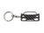 BlackStuff Carbon Fiber Keychain Keyring Ring Holder Compatible with Aventador BS-754