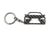 BlackStuff Carbon Fiber Keychain Keyring Ring Holder Compatible with LC BS-755