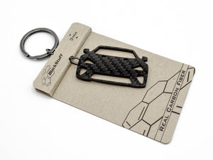 BlackStuff Carbon Fiber Keychain Keyring Ring Holder Compatible with LFA BS-756