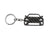 BlackStuff Carbon Fiber Keychain Keyring Ring Holder Compatible with LFA BS-756