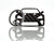 BlackStuff Carbon Fiber Keychain Keyring Ring Holder Compatible with LFA BS-756