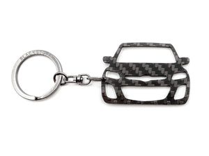 BlackStuff Carbon Fiber Keychain Keyring Ring Holder Compatible with CX7 BS-761