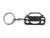 BlackStuff Carbon Fiber Keychain Keyring Ring Holder Compatible with RX8 BS-762