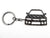 BlackStuff Carbon Fiber Keychain Keyring Ring Holder Compatible with Lancer Evo 5 V BS-774