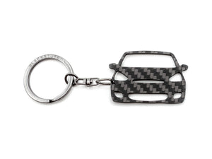 BlackStuff Carbon Fiber Keychain Keyring Ring Holder Compatible with Spacestar 2012-2019 BS-778