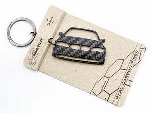 BlackStuff Carbon Fiber Keychain Keyring Ring Holder Compatible with M3 E46 Facelift BS-825