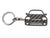 BlackStuff Carbon Fiber Keychain Keyring Ring Holder Compatible with Clio II Sport Phase 1 1998-2001 BS-826