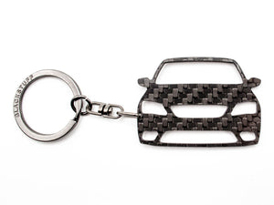 BlackStuff Carbon Fiber Keychain Keyring Ring Holder Compatible with Toledo MK4 NH 2012-2018 BS-834