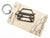 BlackStuff Carbon Fiber Keychain Keyring Ring Holder Compatible with Arona BS-837