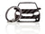 BlackStuff Carbon Fiber Keychain Keyring Ring Holder Compatible with Citigo BS-839