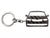 BlackStuff Carbon Fiber Keychain Keyring Ring Holder Compatible with Rapid 2012 BS-840