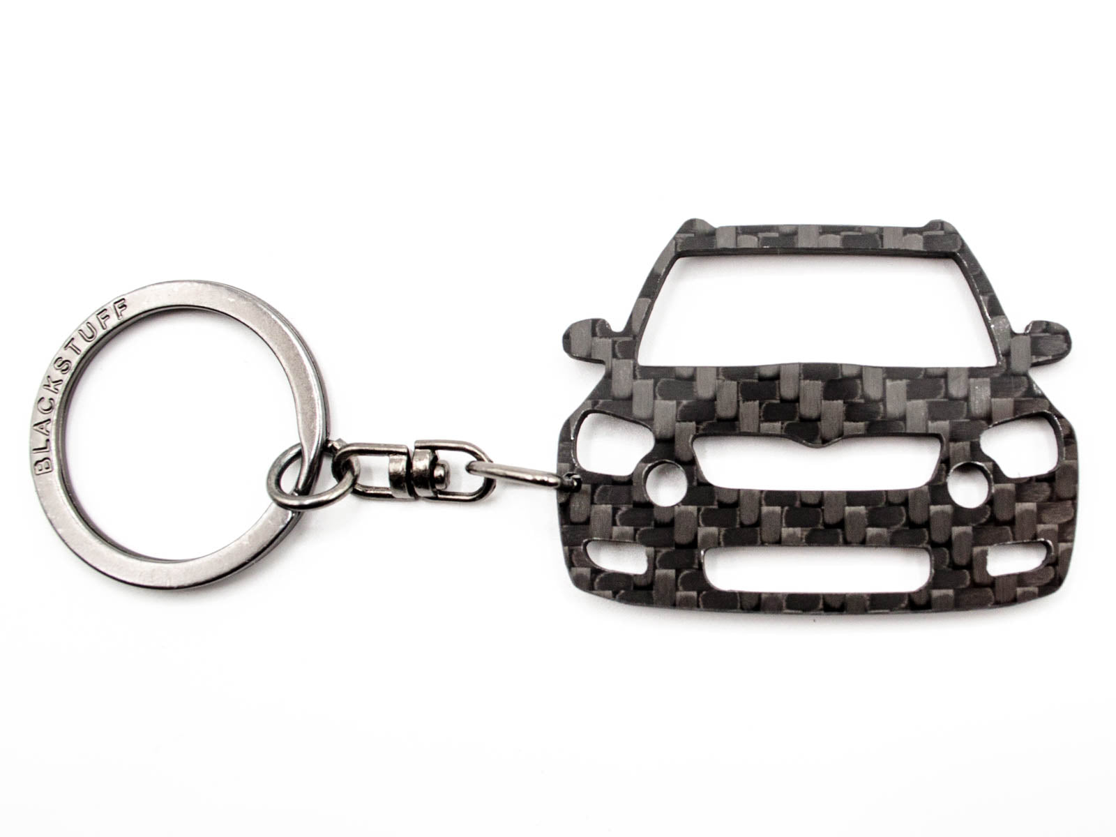 BlackStuff Carbon Fiber Keychain Keyring Ring Holder Compatible with Yeti 5L 2009-2013 BS-841