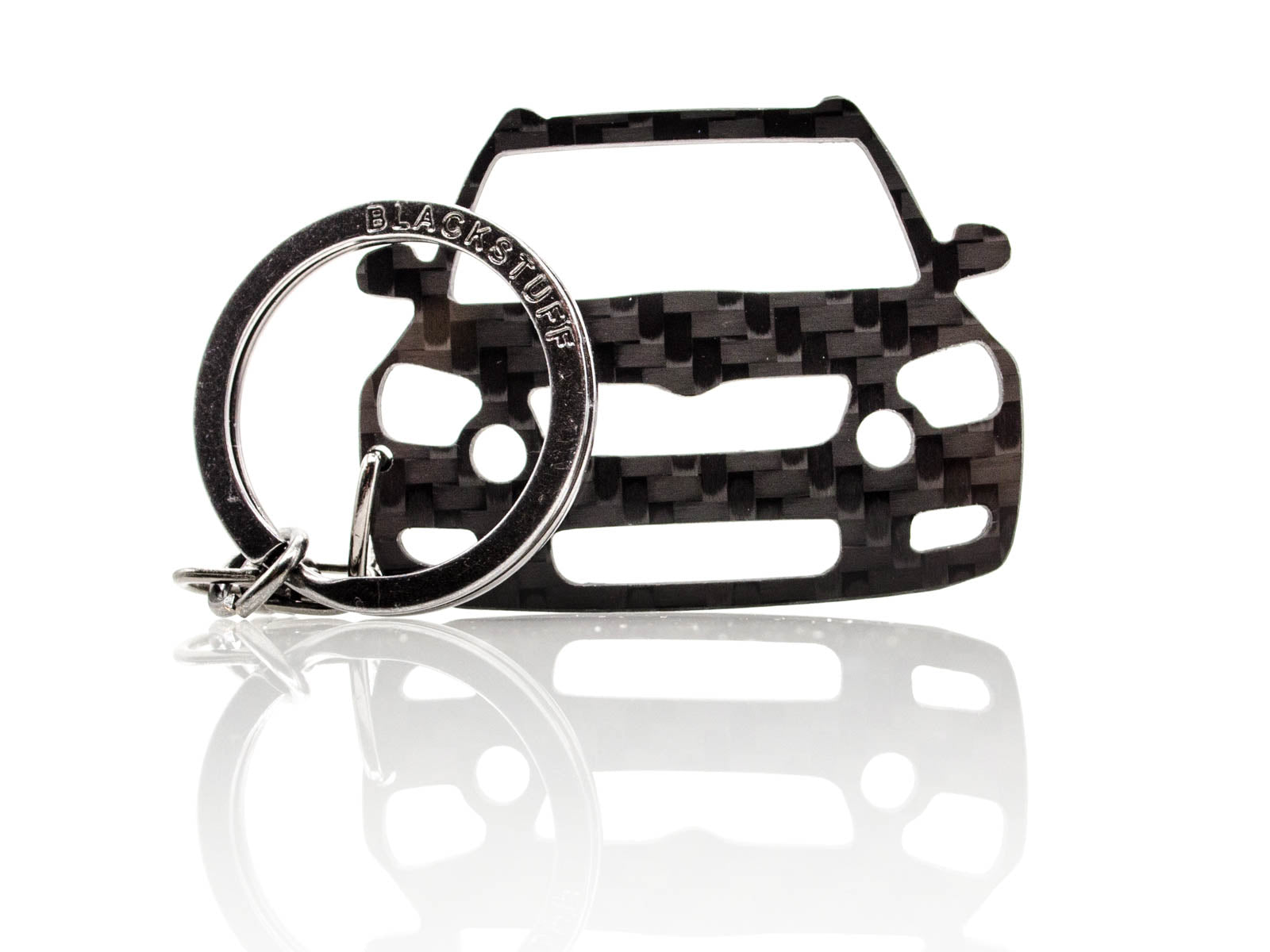 BlackStuff Carbon Fiber Keychain Keyring Ring Holder Compatible with Yeti 5L 2009-2013 BS-841