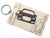 BlackStuff Carbon Fiber Keychain Keyring Ring Holder Compatible with A4 S4 RS4 B9 8W 2016 BS-848