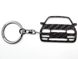 BlackStuff Carbon Fiber Keychain Keyring Ring Holder Compatible with Golf GTI Mk3 1991-1997 BS-850