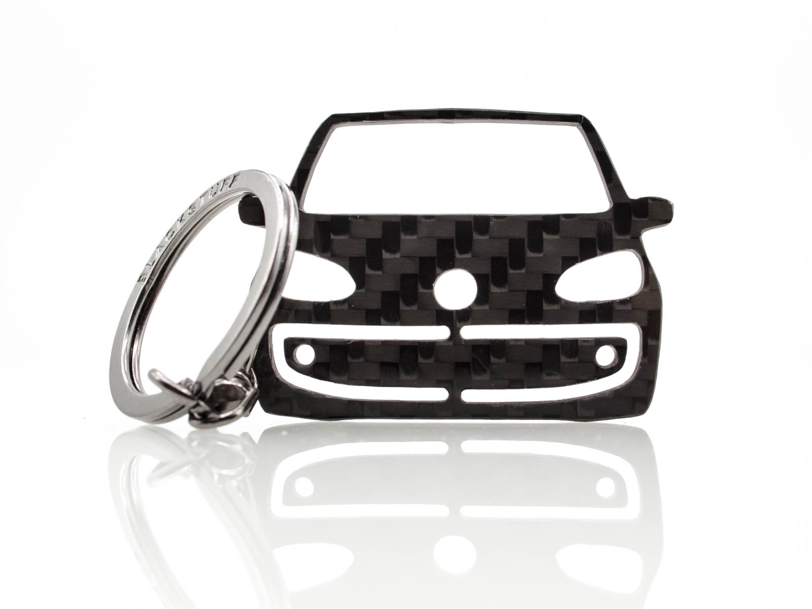 BlackStuff Karbonfaser Schlüsselanhänger Schlüsselanhänger Halter kompatibel mit Up! BS-852