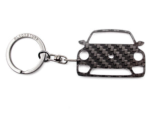 BlackStuff Carbon Fiber Keychain Keyring Ring Holder Compatible with Beetle A5 2012 BS-854