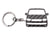 BlackStuff Carbon Fiber Keychain Keyring Ring Holder Compatible with Transporter T6 2016 BS-867