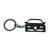 BlackStuff Carbon Fiber Keychain Keyring Ring Holder Compatible with Alfa GT BS-131