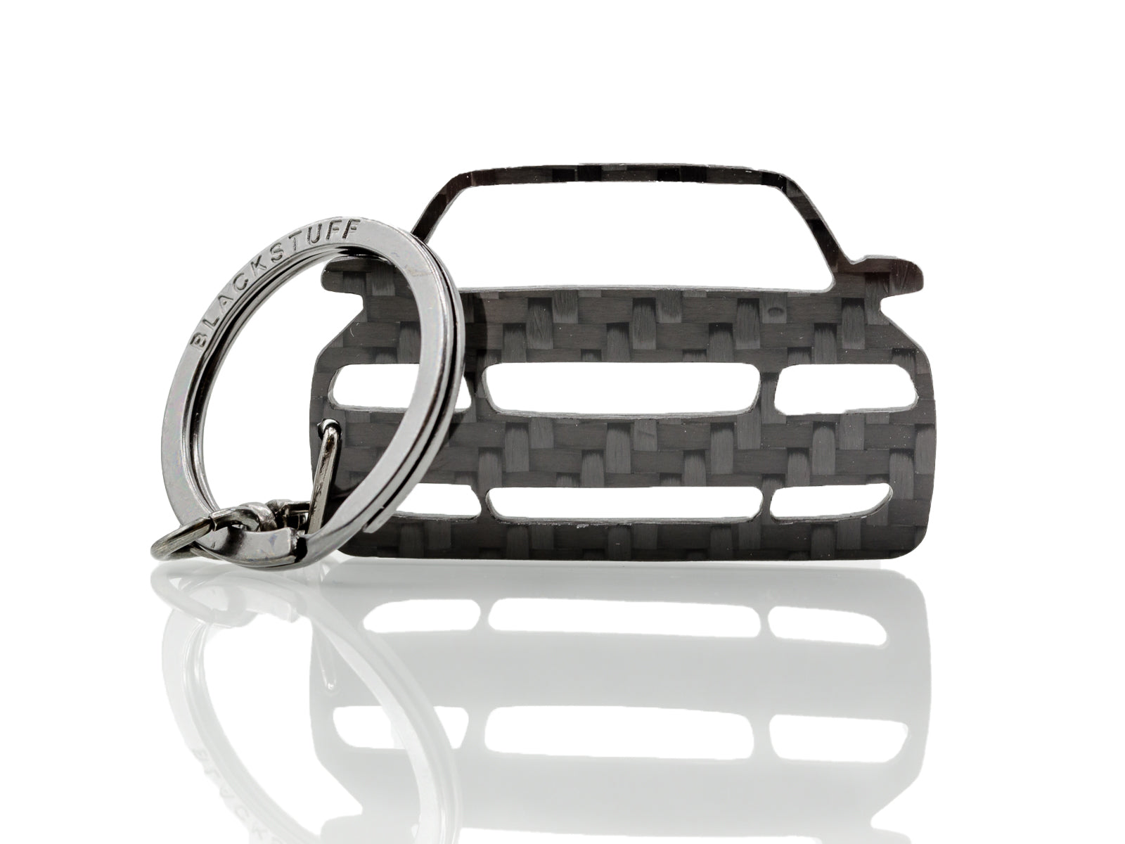 BlackStuff Carbon Fiber Keychain Keyring Ring Holder Compatible with A4 B5 8D 1994-2001 BS-871