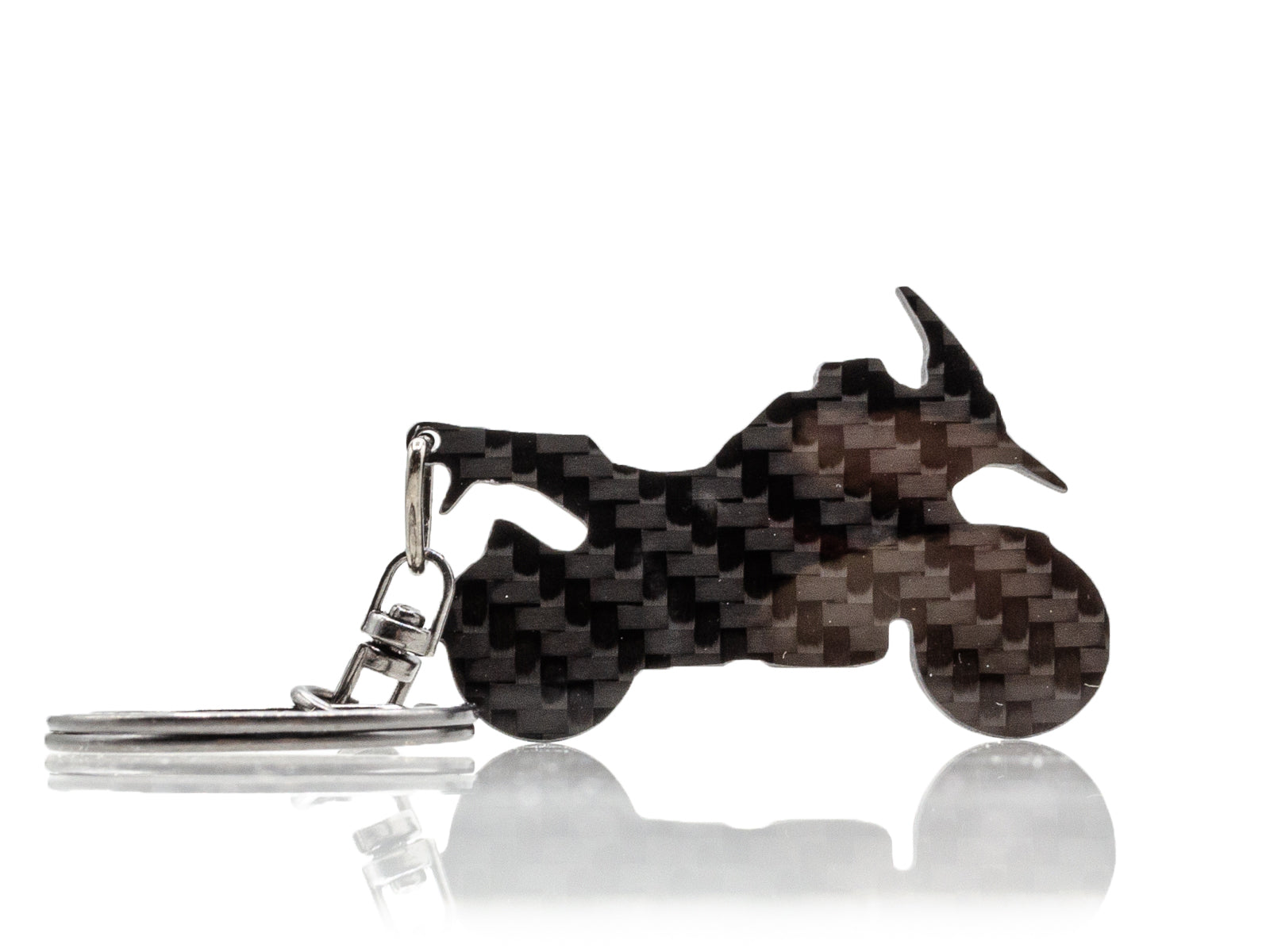 BlackStuff Carbon Fiber Keychain Compatible with Motorcycle R1200 GS BM-004