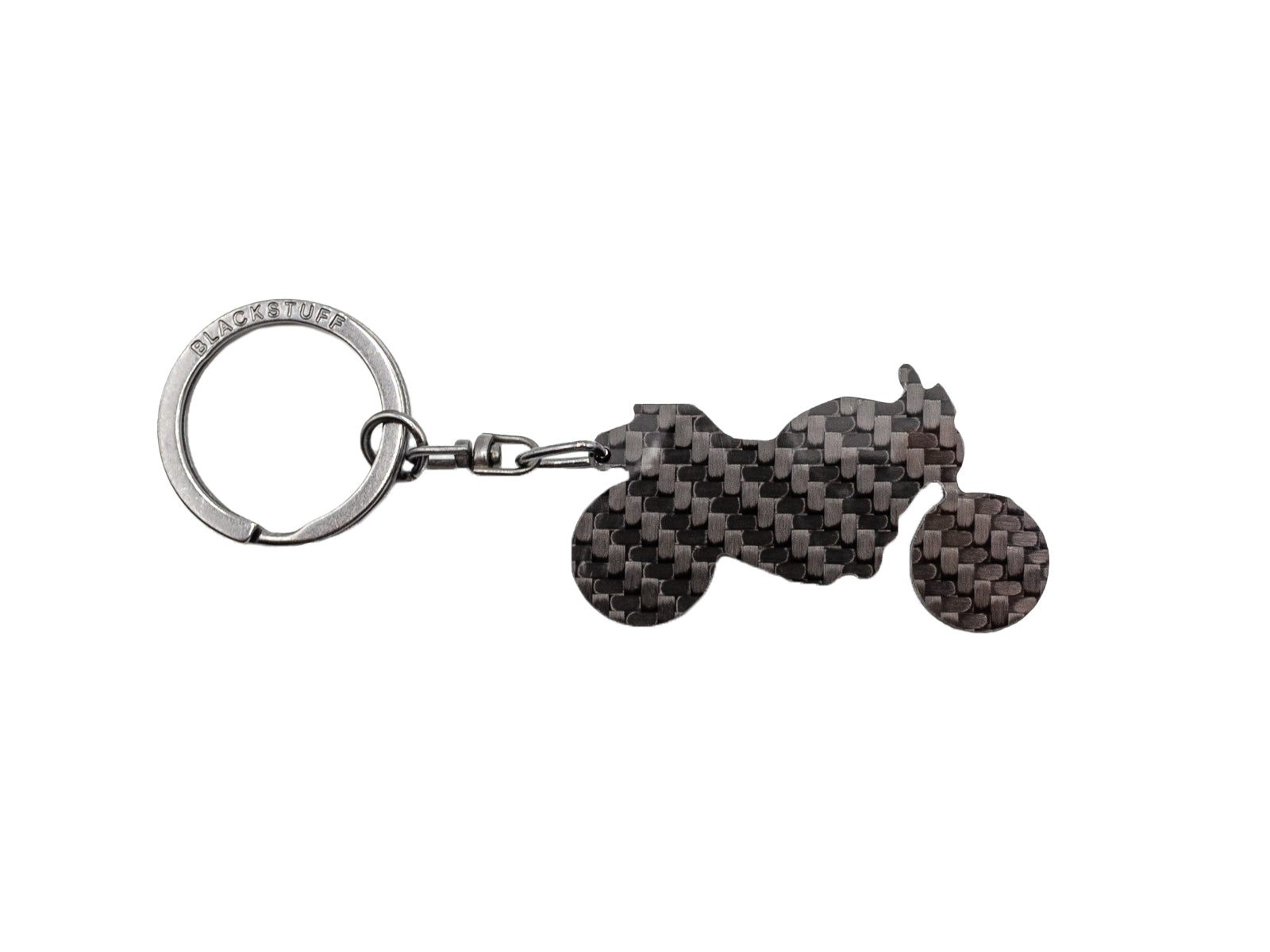 BlackStuff Carbon Fiber Keychain Compatible with Motorcycle Monster 796 BM-005