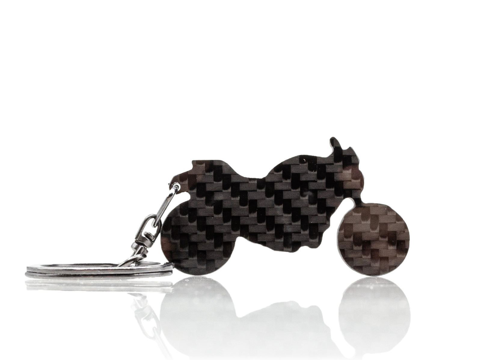 BlackStuff Carbon Fiber Keychain Compatible with Motorcycle Monster 796 BM-005