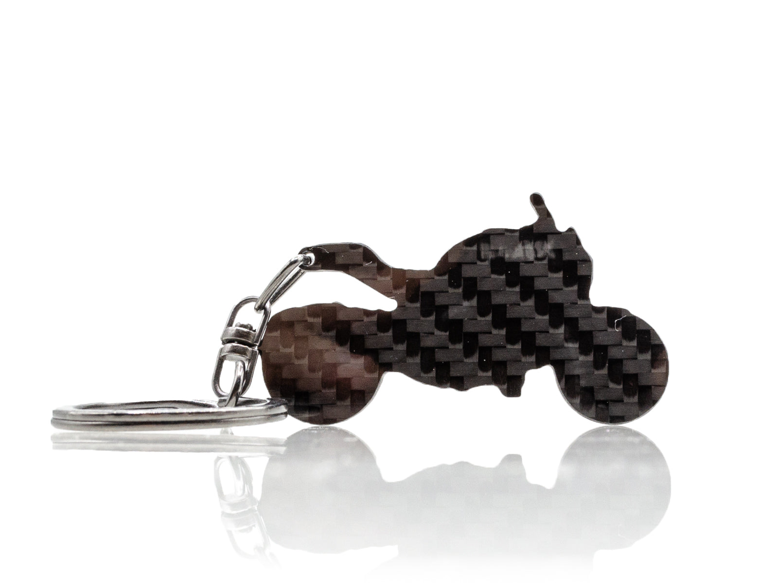 BlackStuff Carbon Fiber Keychain Compatible with Motorcycle Monster 1200 BM-006