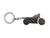 BlackStuff Carbon Fiber Keychain Compatible with Motorcycle Sportster BM-007