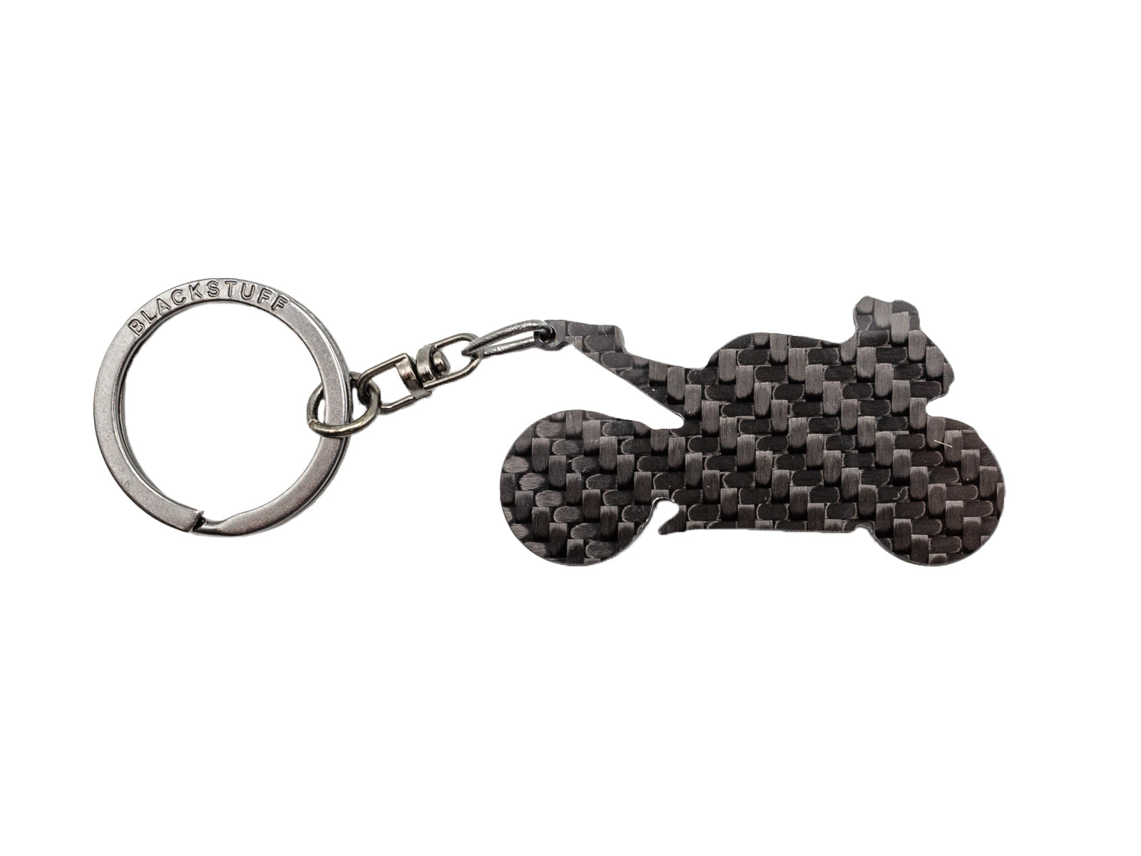 BlackStuff Carbon Fiber Keychain Compatible with Motorcycle CBR 1000RR 2022 BM-011