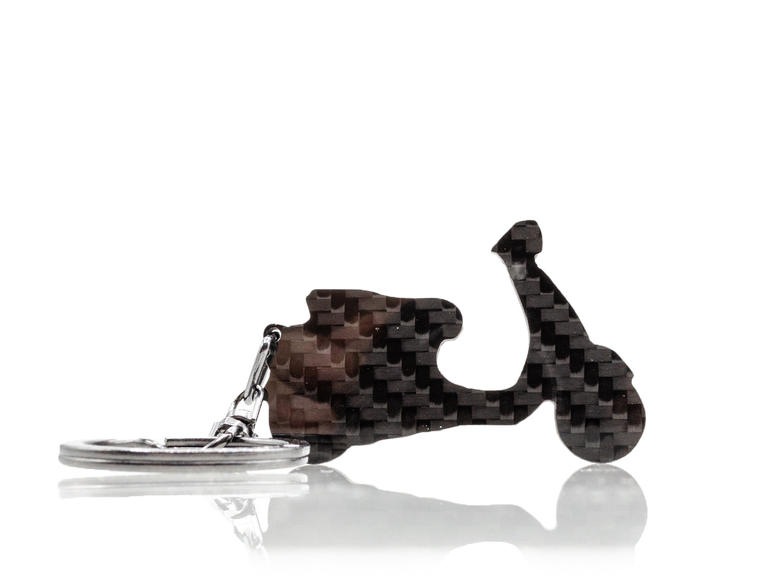 BlackStuff Carbon Fiber Keychain Compatible with Motorcycle Scooter 946 BM-012