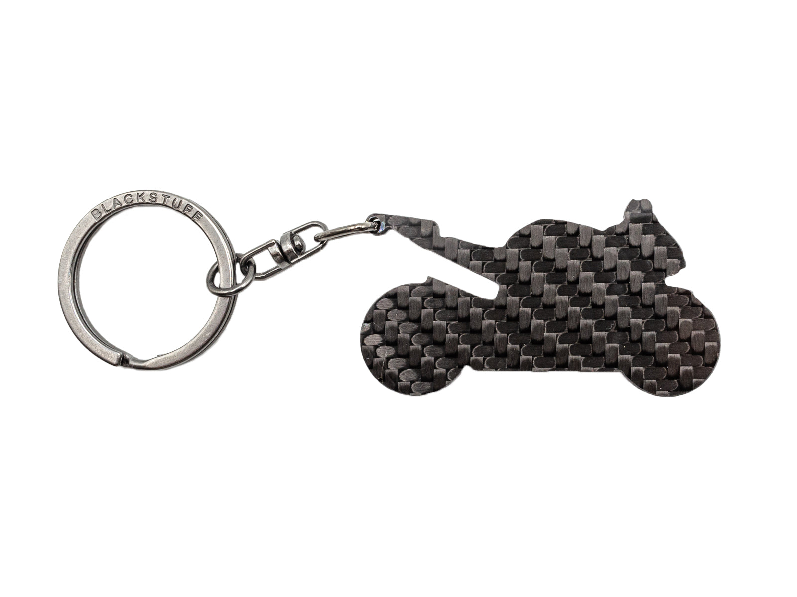 BlackStuff Carbon Fiber Keychain Compatible with Motorcycle YZF-R6 2006-2017  BM-015