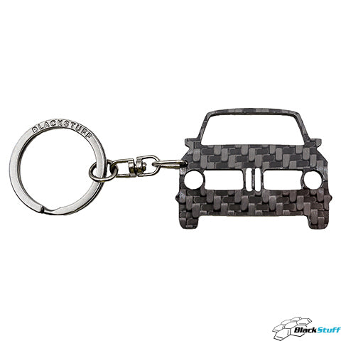 BlackStuff Carbon Fiber Keychain Keyring Ring Holder Compatible with 1502 02 Series BS-875