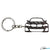 BlackStuff Carbon Fiber Keychain Keyring Ring Holder Compatible with 3er 3 Series G20 2019+ BS-880