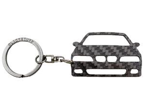 BlackStuff Carbon Fiber Keychain Keyring Ring Holder Compatible with M5 E39 BS-872