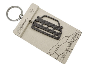 BlackStuff Carbon Fiber Keychain Compatible with 7er Series E38 BS-873