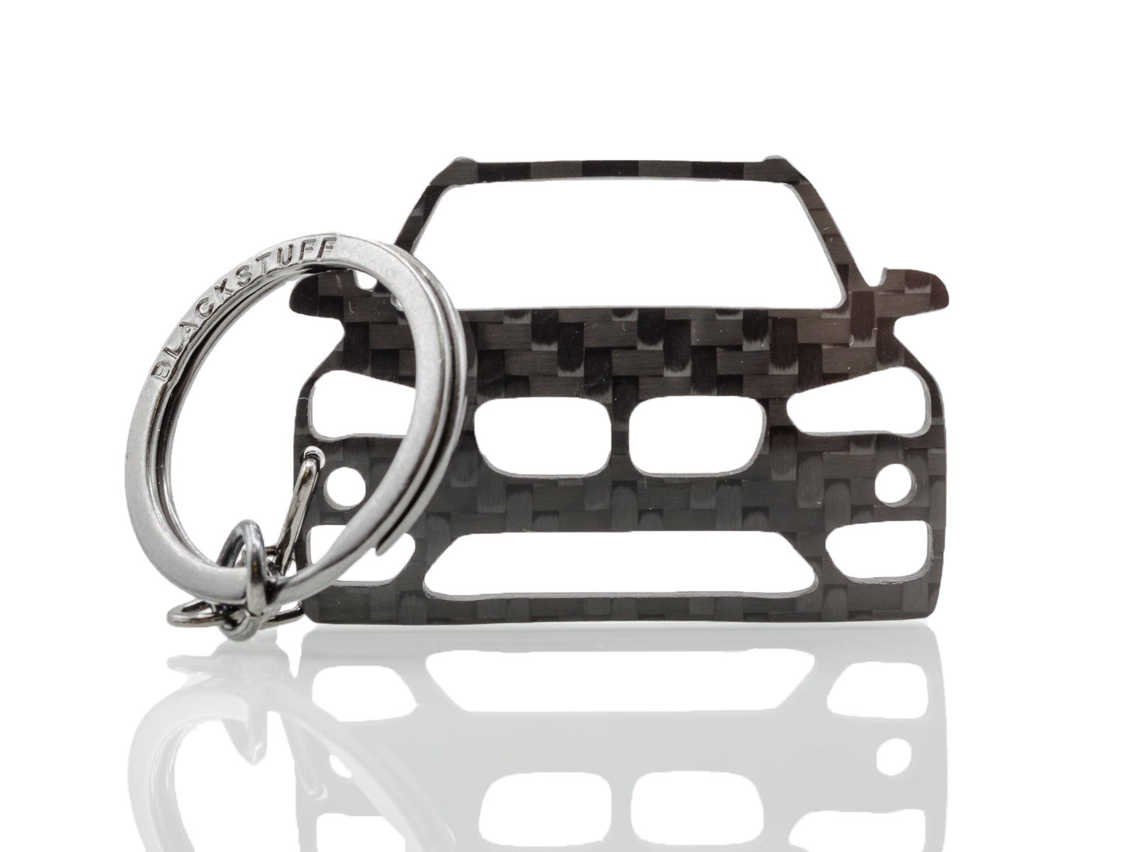 BlackStuff Carbon Fiber Keychain Keyring Ring Holder Compatible with X1 F48 2015+ BS-878