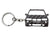 BlackStuff Carbon Fiber Keychain Keyring Ring Holder Compatible with X3 E83 2006-2010 BS-877