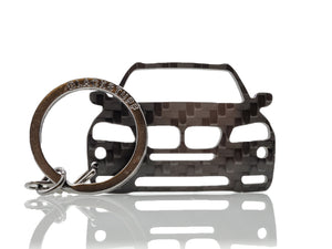 BlackStuff Carbon Fiber Keychain Keyring Ring Holder Compatible with X3 F25 2011-2014 BS-884