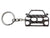 BlackStuff Carbon Fiber Keychain Keyring Ring Holder Compatible with X3 G01 2018+ BS-886