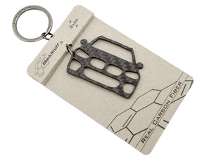 BlackStuff Carbon Fiber Keychain Keyring Ring Holder Compatible with X4 G02 2018+ BS-888