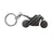 BlackStuff Carbon Fiber Keychain Keyring Ring Holder Compatible with Motorcycle Z1000 BM-001